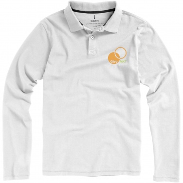 Logotrade promotional gift image of: Oakville long sleeve men's polo