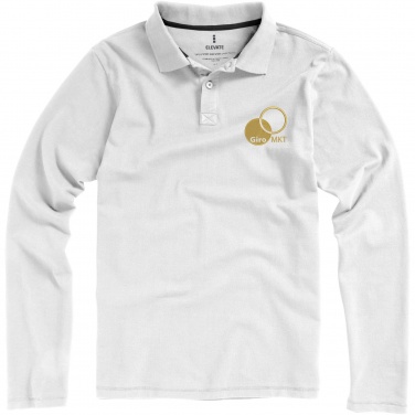 Logotrade promotional item image of: Oakville long sleeve men's polo