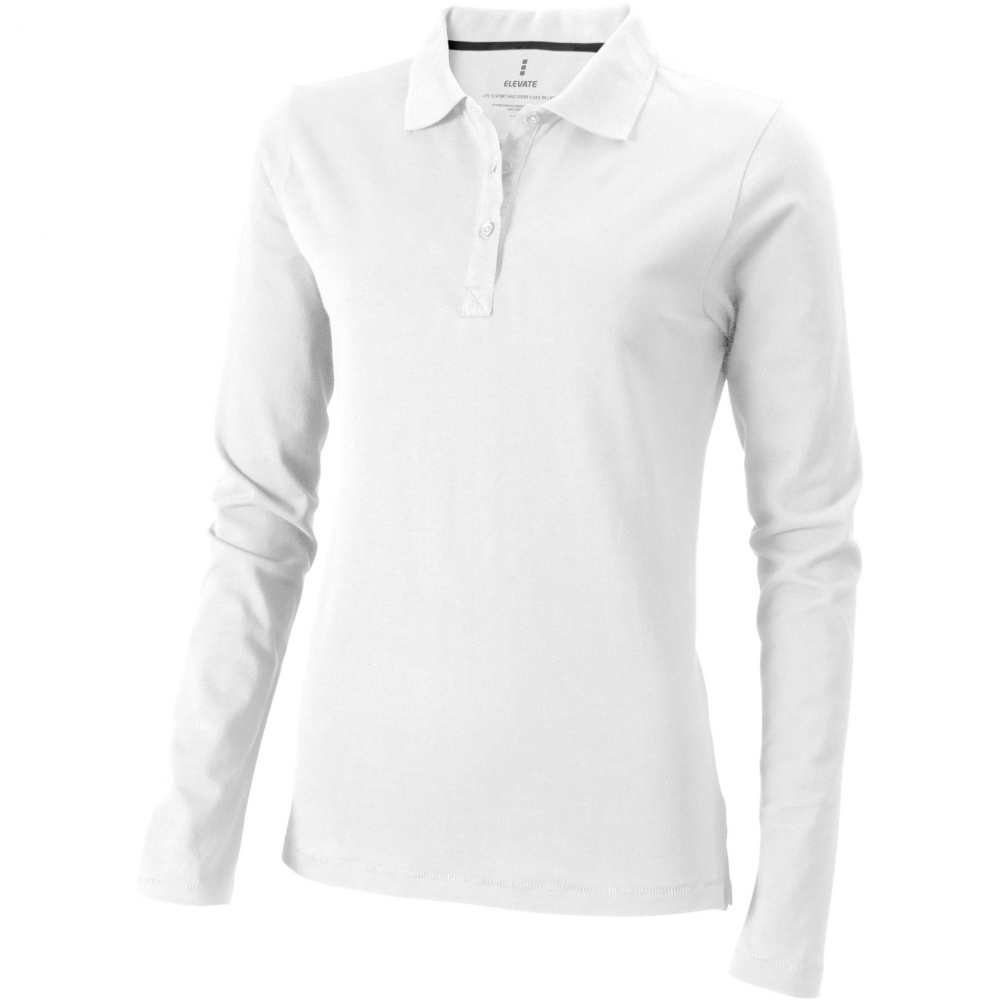 Logotrade promotional merchandise image of: Oakville long sleeve women's polo