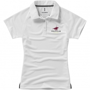 Logo trade promotional merchandise photo of: Ottawa short sleeve women's cool fit polo
