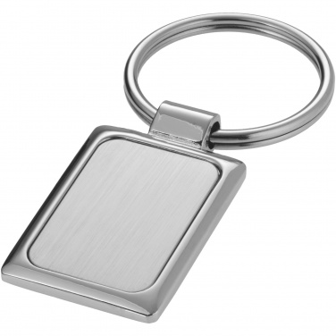 Logotrade advertising product picture of: Sergio rectangular metal keychain