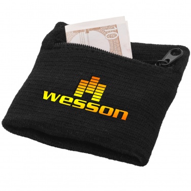 Logo trade corporate gift photo of: Brisky performance wristband with zippered pocket