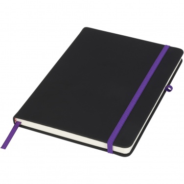 Logo trade promotional giveaway photo of: Noir medium notebook