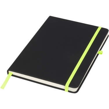 Logo trade promotional gift photo of: Noir medium notebook