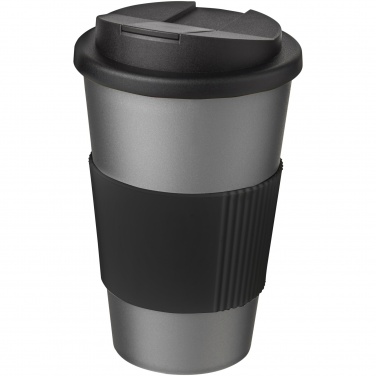 Logo trade promotional products picture of: Americano® 350 ml tumbler with grip & spill-proof lid