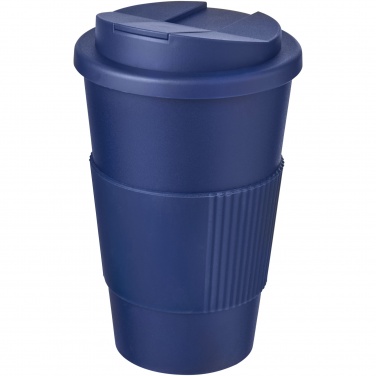 Logo trade promotional gifts image of: Americano® 350 ml tumbler with grip & spill-proof lid