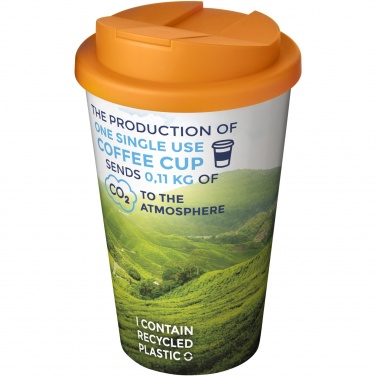 Logo trade promotional merchandise photo of: Brite-Americano® 350 ml tumbler with spill-proof lid