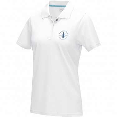 Logo trade corporate gift photo of: Graphite short sleeve women’s organic polo