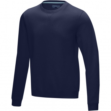 Logotrade promotional gift image of: Jasper men’s organic recycled crewneck sweater