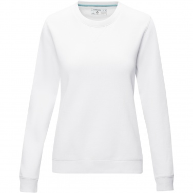 Logo trade promotional products picture of: Jasper women’s organic recycled crewneck sweater