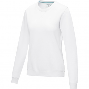Logo trade promotional gifts picture of: Jasper women’s organic recycled crewneck sweater