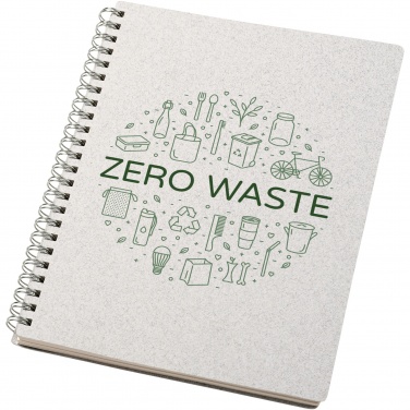 Logo trade advertising product photo of: Bianco A5 size wire-o notebook