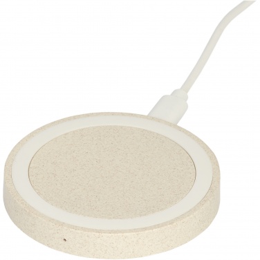 Logotrade promotional gift picture of: Naka 5W wheat straw wireless charging pad