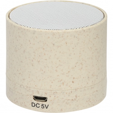 Logo trade promotional merchandise image of: Kikai wheat straw Bluetooth® speaker