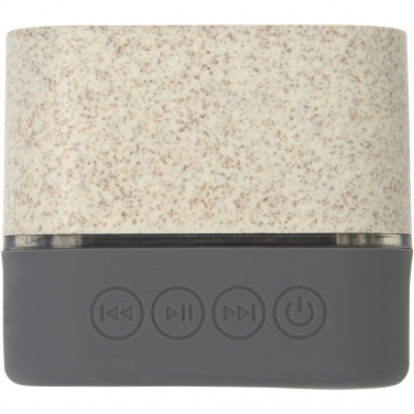 Logotrade promotional product image of: Aira wheat straw Bluetooth® speaker