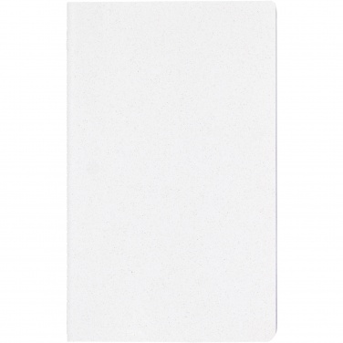 Logo trade corporate gifts image of: Fabia crush paper cover notebook