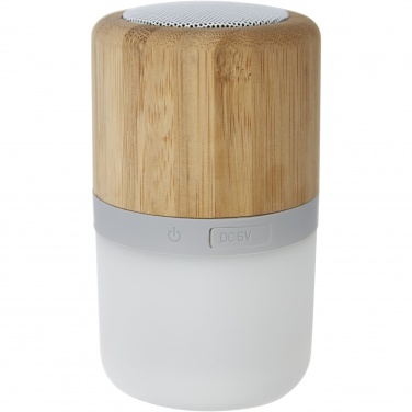 Logotrade promotional gifts photo of: Aurea bamboo Bluetooth® speaker with light 