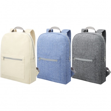 Logo trade promotional products picture of: Pheebs 450 g/m² recycled cotton and polyester backpack 10L