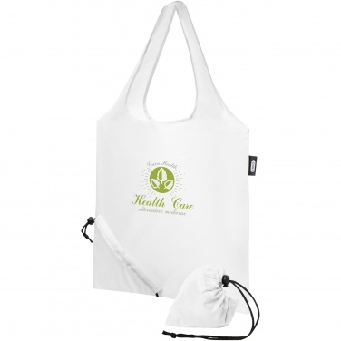 Logo trade business gifts image of: Sabia RPET foldable tote bag 7L