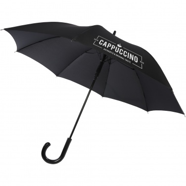 Logotrade promotional giveaway picture of: Fontana 23" auto open umbrella with carbon look and crooked handle