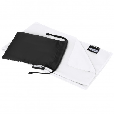 Logo trade promotional giveaways image of: Raquel cooling towel made from recycled PET 80x30 cm