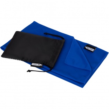 Logo trade business gifts image of: Raquel cooling towel made from recycled PET 80x30 cm