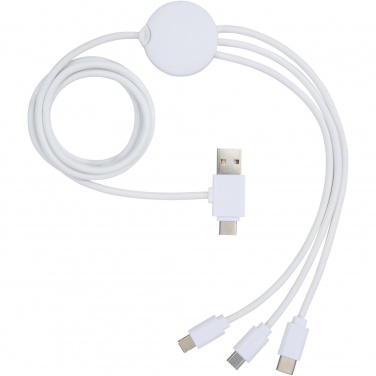 Logotrade promotional items photo of: Pure 5-in-1 charging cable with antibacterial additive
