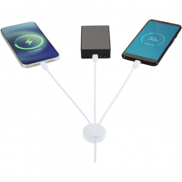 Logo trade corporate gift photo of: Pure 5-in-1 charging cable with antibacterial additive