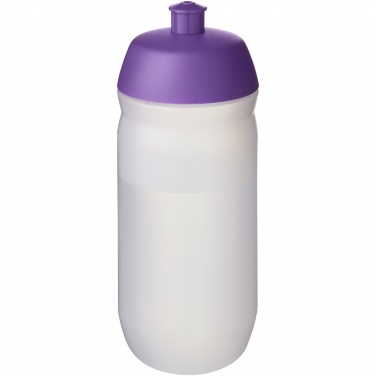 Logo trade business gifts image of: HydroFlex™ Clear 500 ml squeezy sport bottle