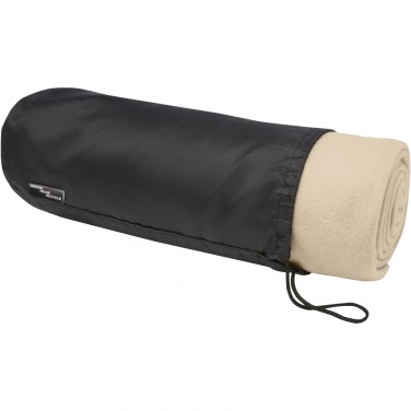 Logo trade promotional merchandise picture of: Willow GRS RPET polar fleece blanket
