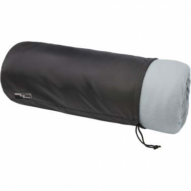 Logotrade promotional giveaway image of: Marigold GRS certified RPET polar fleece and sherpa blanket