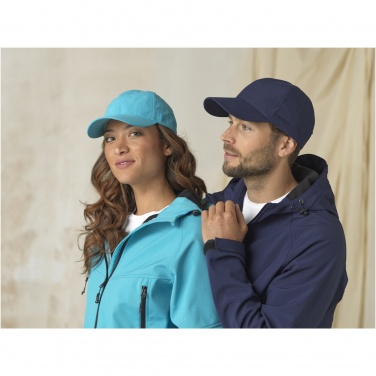 Logo trade promotional item photo of: Mica 6 panel GRS recycled cool fit cap