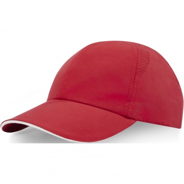 Logo trade business gift photo of: Morion 6 panel GRS recycled cool fit sandwich cap