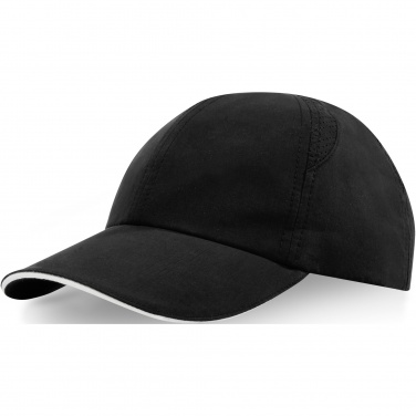 Logotrade advertising product picture of: Morion 6 panel GRS recycled cool fit sandwich cap