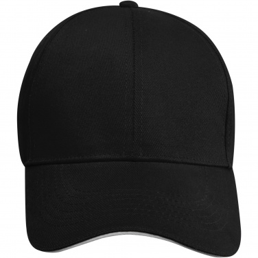 Logotrade business gift image of: Topaz 6 panel GRS recycled sandwich cap