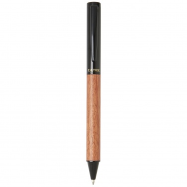 Logo trade promotional merchandise photo of: Timbre wood ballpoint pen