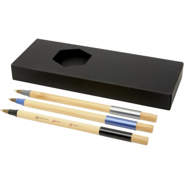 Logotrade promotional items photo of: Kerf 3-piece bamboo pen set