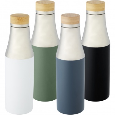 Logotrade promotional products photo of: Hulan 540 ml copper vacuum insulated stainless steel bottle with bamboo lid