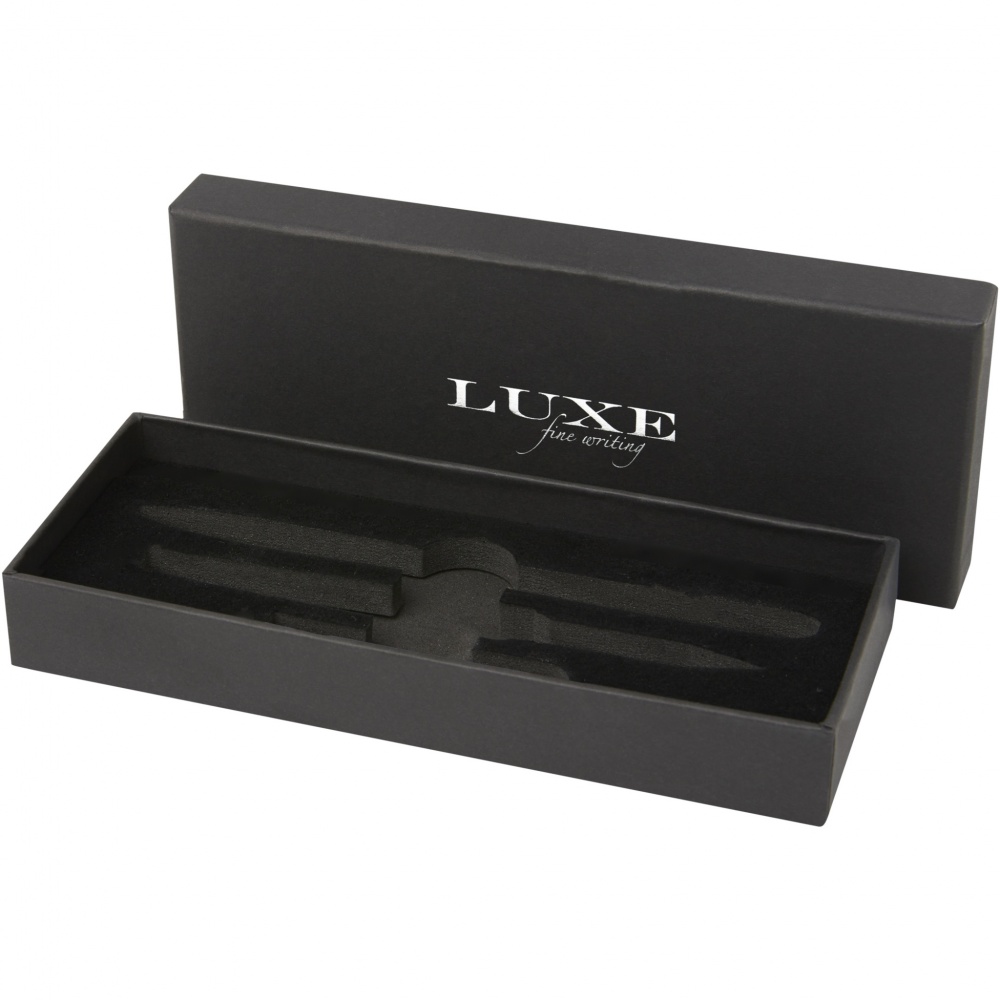 Logo trade advertising products image of: Tactical Dark duo pen gift box