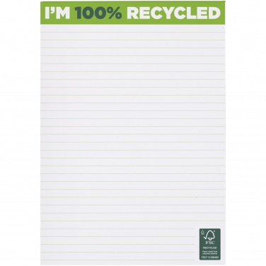 Logo trade advertising product photo of: Desk-Mate® A5 recycled notepad