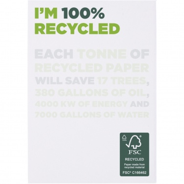 Logotrade promotional item picture of: Desk-Mate® A7 recycled notepad