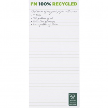 Logotrade promotional gift picture of: Desk-Mate® 1/3 A4 recycled notepad