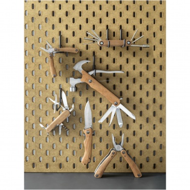 Logotrade promotional giveaway image of: Anderson 12-function medium wooden multi-tool