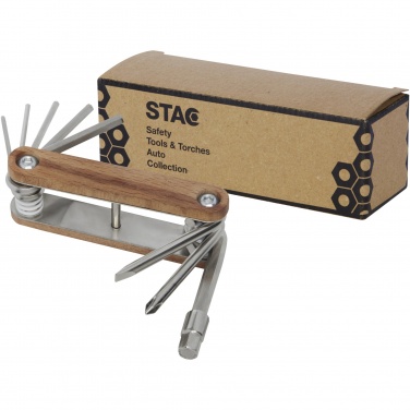 Logo trade promotional product photo of: Fixie 8-function wooden bicycle multi-tool