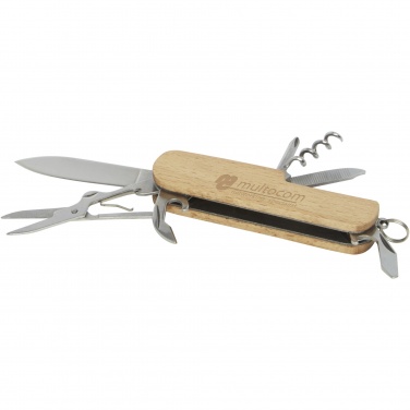 Logotrade promotional products photo of: Richard 7-function wooden pocket knife
