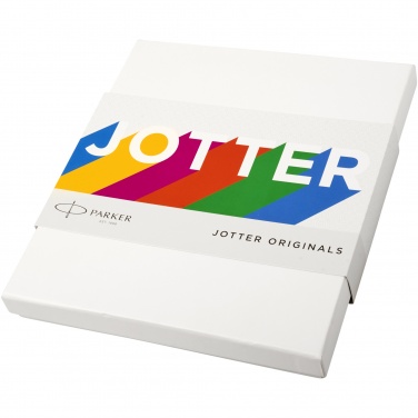 Logo trade promotional merchandise image of: Parker Classic notebook and Parker pen gift box