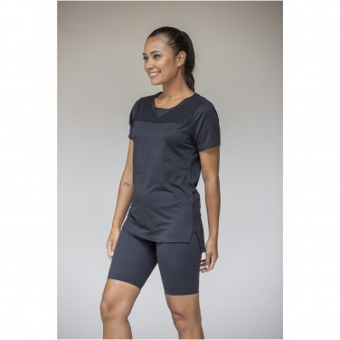 Logotrade promotional gift picture of: Borax short sleeve women's GRS recycled cool fit t-shirt