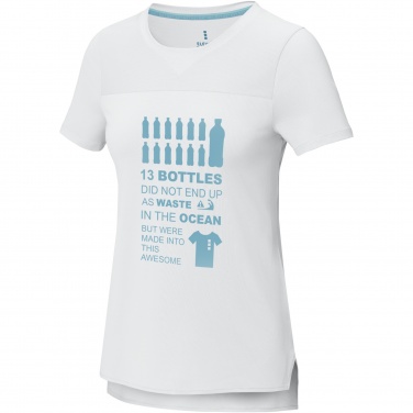Logo trade promotional giveaways picture of: Borax short sleeve women's GRS recycled cool fit t-shirt