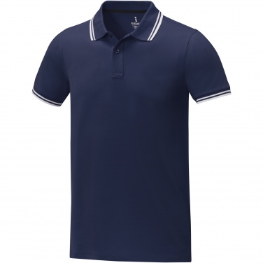Logotrade promotional merchandise picture of: Amarago short sleeve men's tipping polo