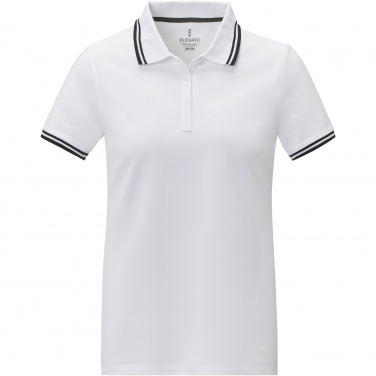 Logo trade corporate gift photo of: Amarago short sleeve women's tipping polo
